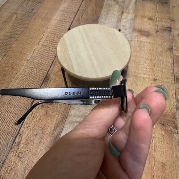 Gucci GG 2769/Strass NDC Black 51-17-135 Metal Eyeglasses Frames Italy Rhineston - Picture 9 of 16